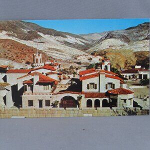 Vintage Postcard - Scotty's Castle Death Valley California - Dexter Press